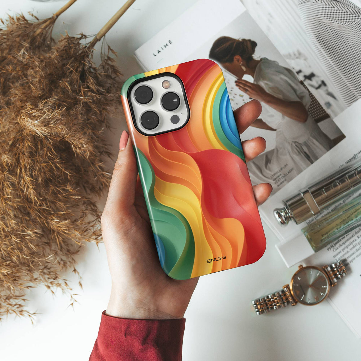 Abstract Wave Tough Phone Case