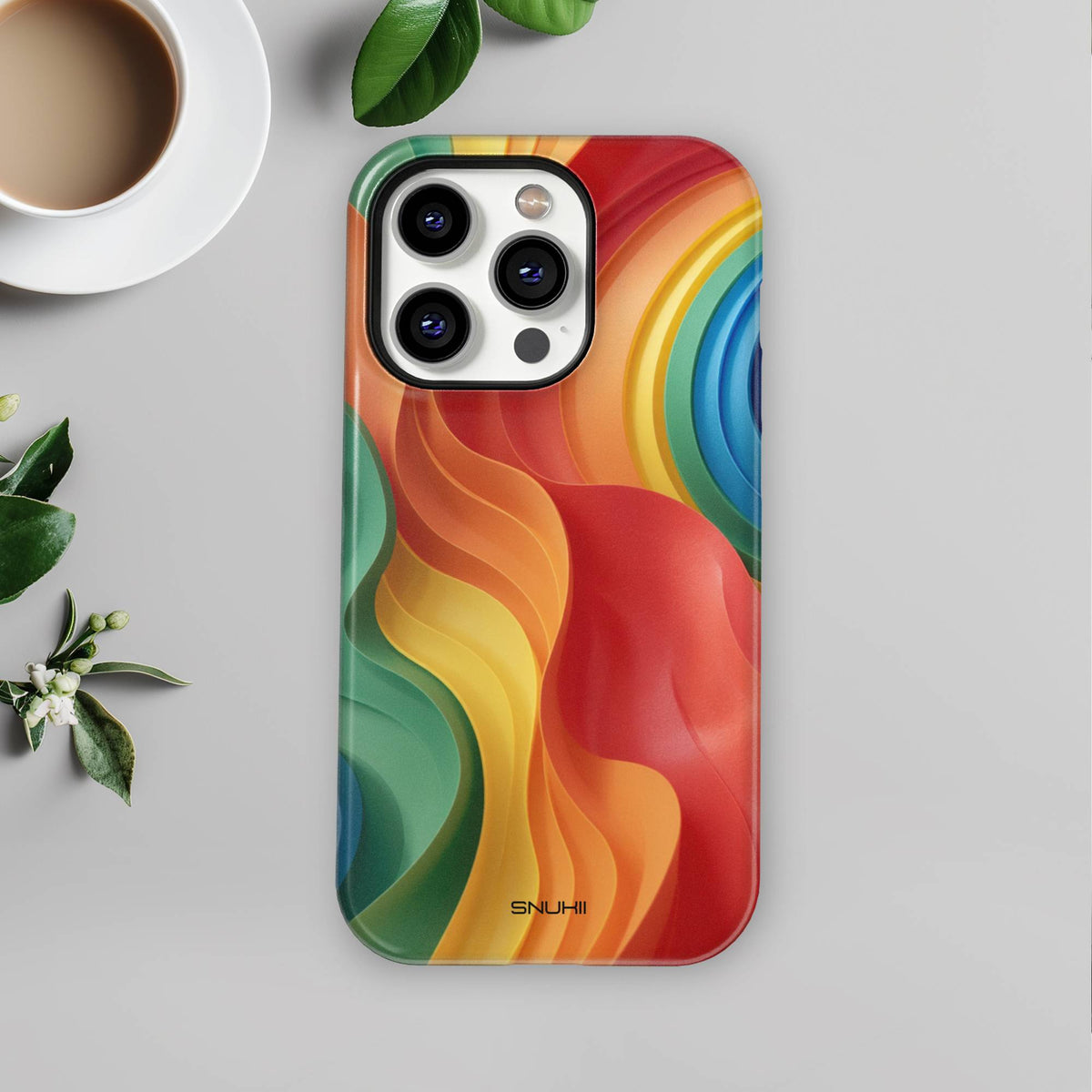 Abstract Wave Tough Phone Case