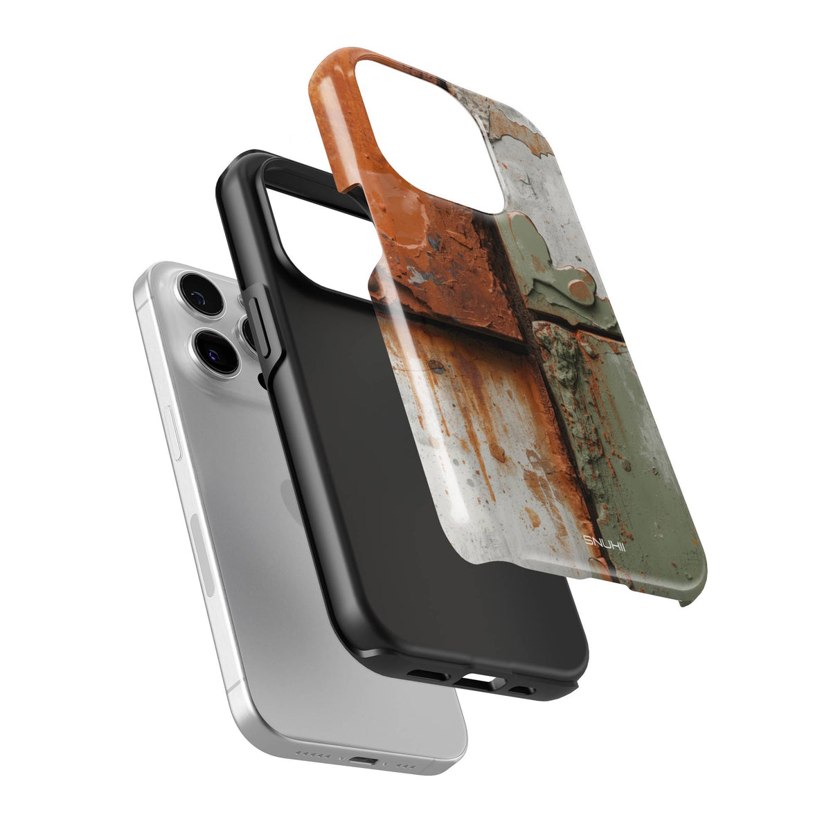 Rust Industrial Tough Phone Case