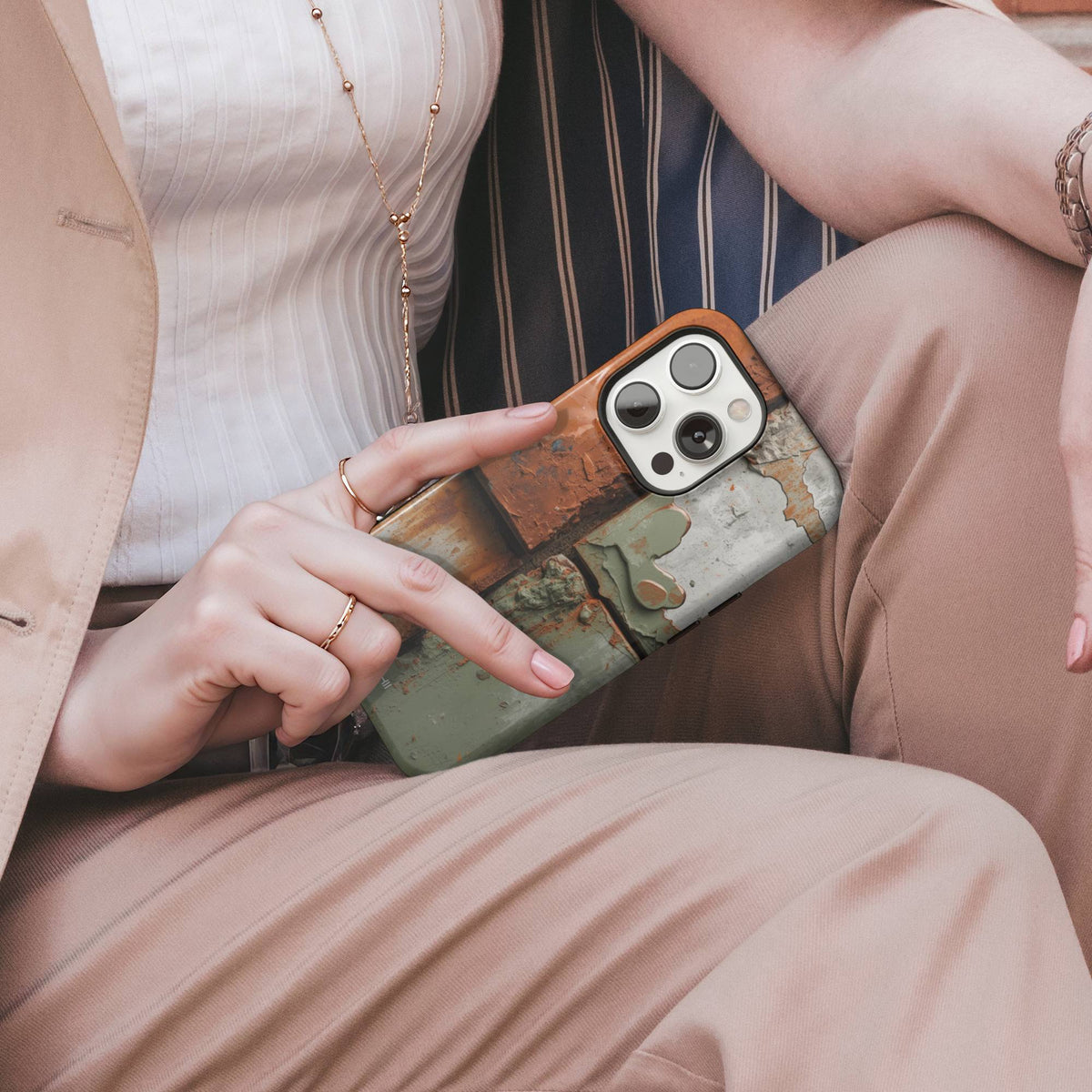 Rust Industrial Tough Phone Case