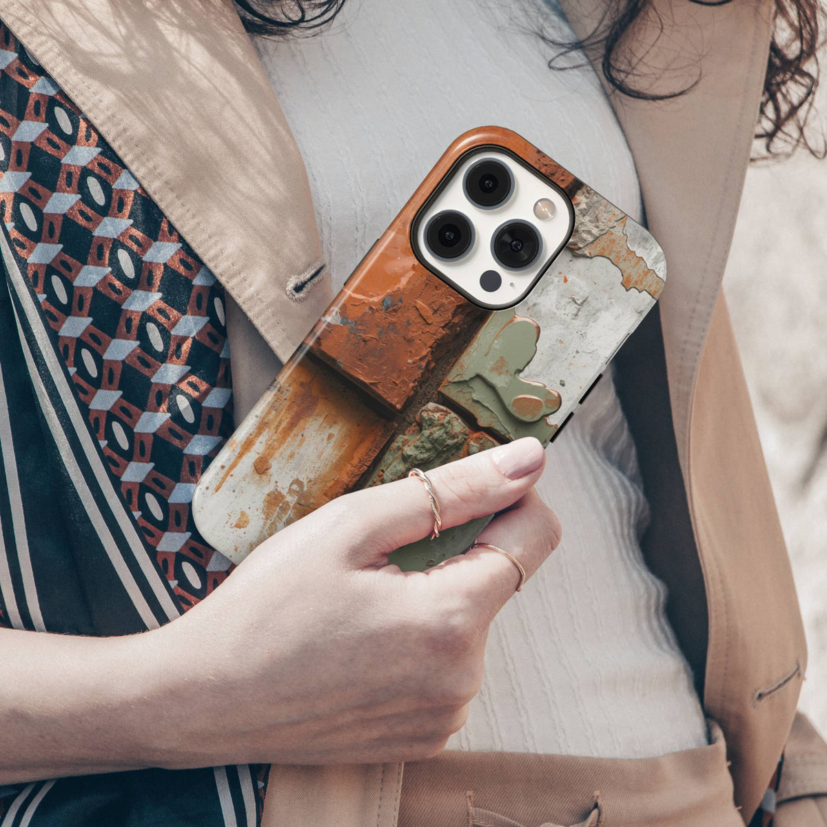 Rust Industrial Tough Phone Case