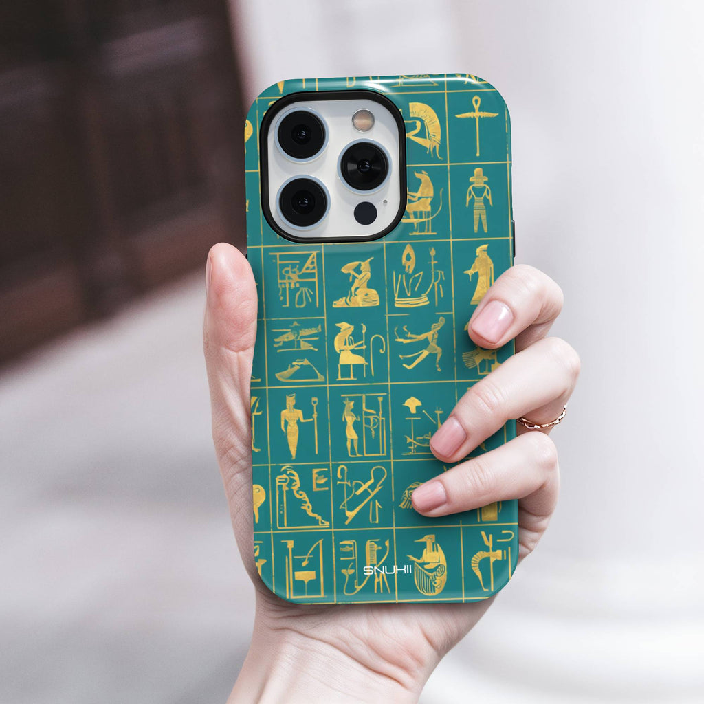 Egyptian Hieroglyphs Tough Phone Case