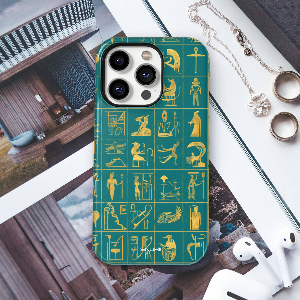 Egyptian Hieroglyphs Tough Phone Case