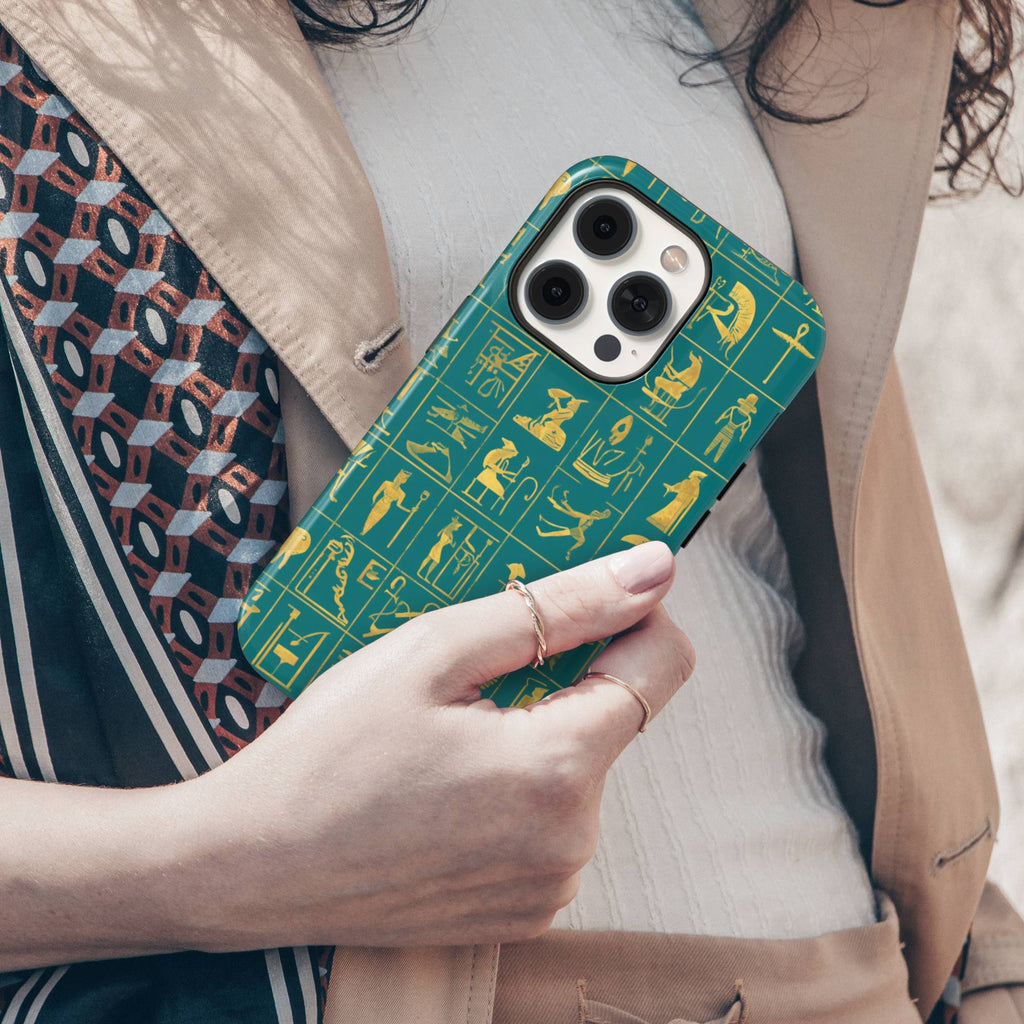 Egyptian Hieroglyphs Tough Phone Case