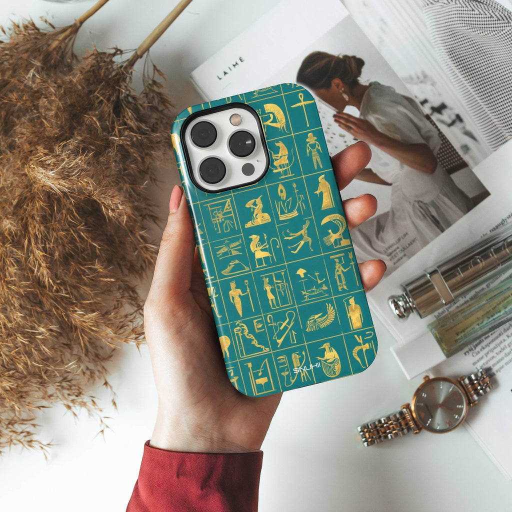 Egyptian Hieroglyphs Tough Phone Case
