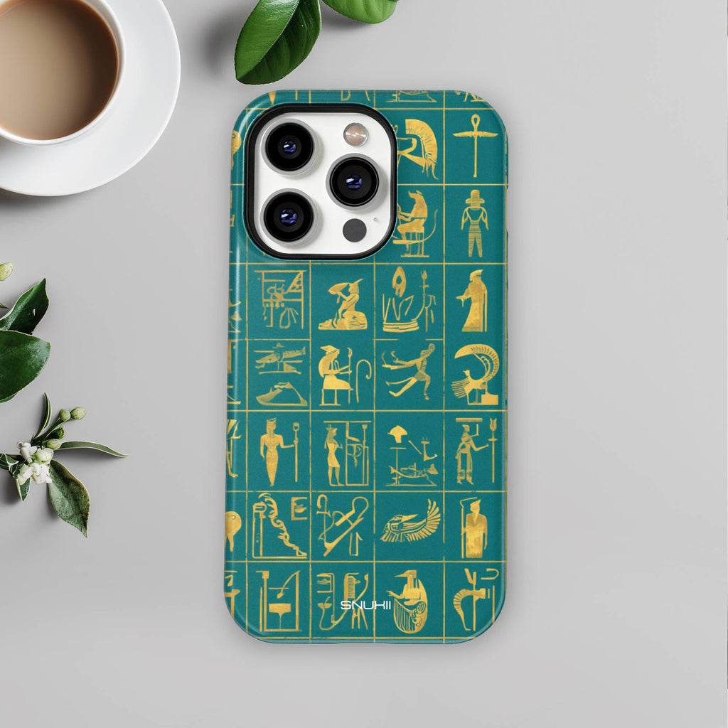 Egyptian Hieroglyphs Tough Phone Case