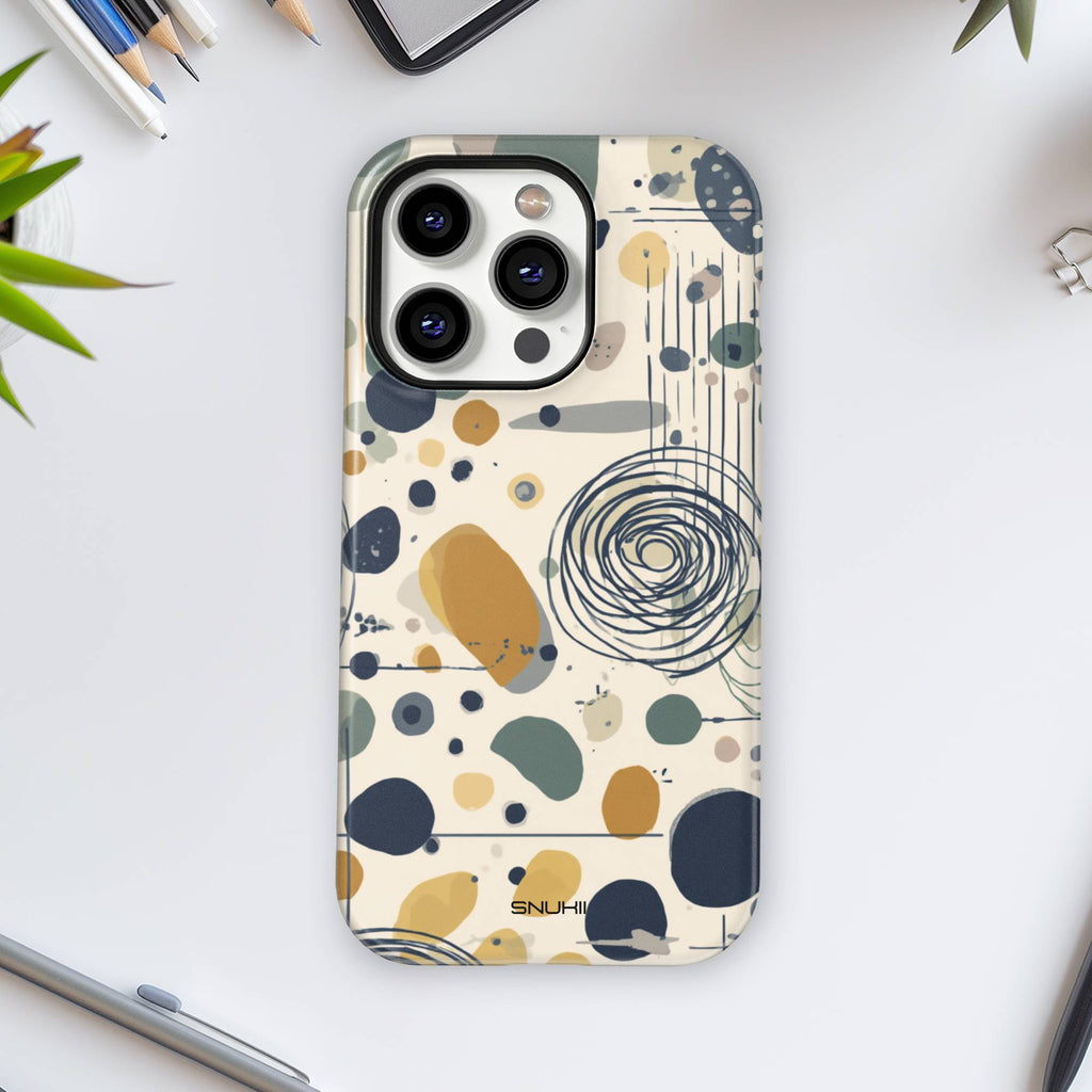 Scandi Abstract Tough Phone Case