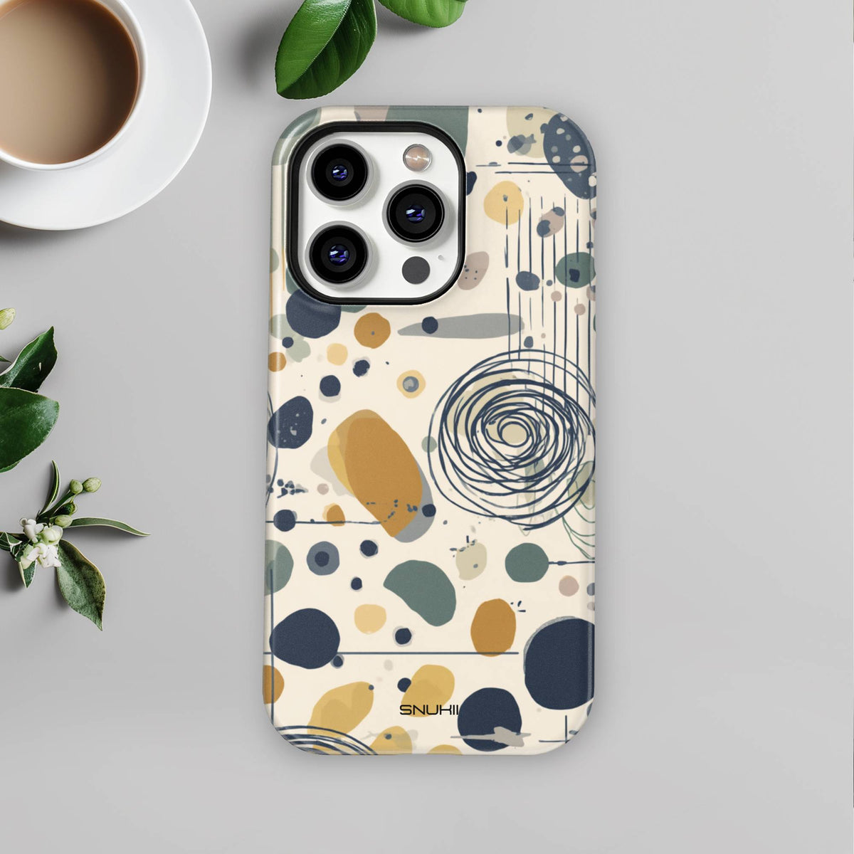 Scandi Abstract Tough Phone Case