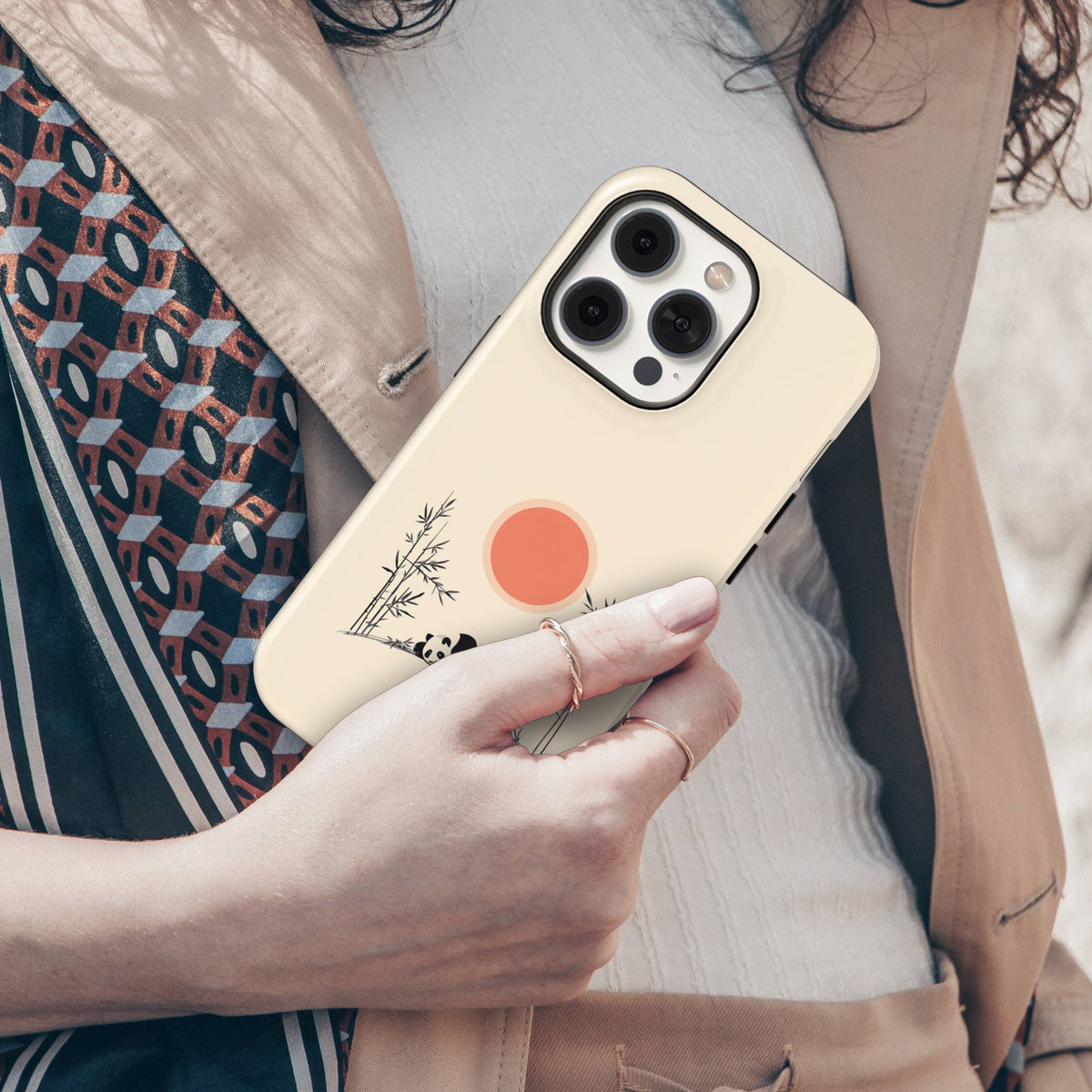 Japanese Panda Tough Phone Case