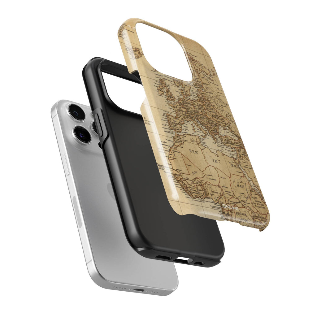 Vintage Map Tough Phone Case