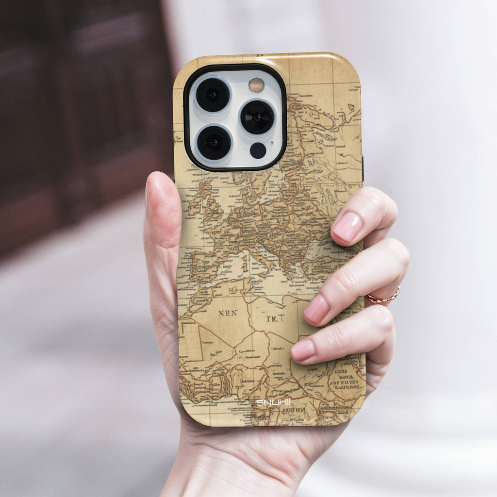 Vintage Map Tough Phone Case
