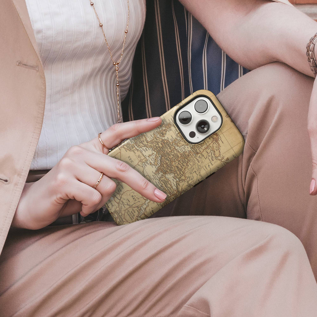 Vintage Map Tough Phone Case