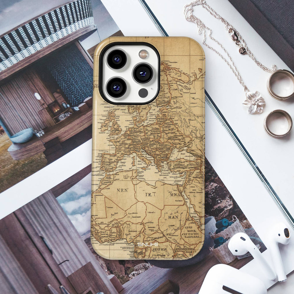 Vintage Map Tough Phone Case