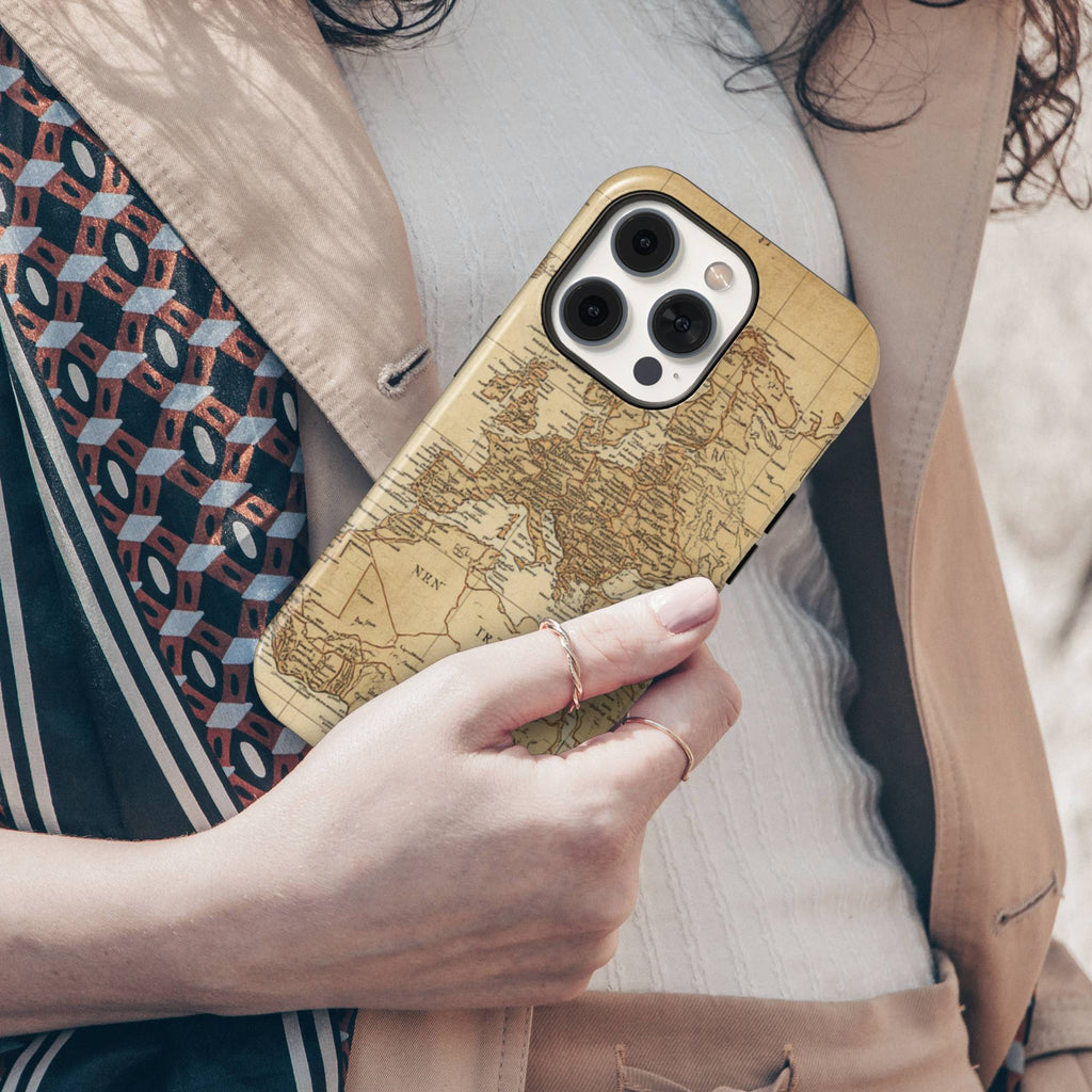 Vintage Map Tough Phone Case