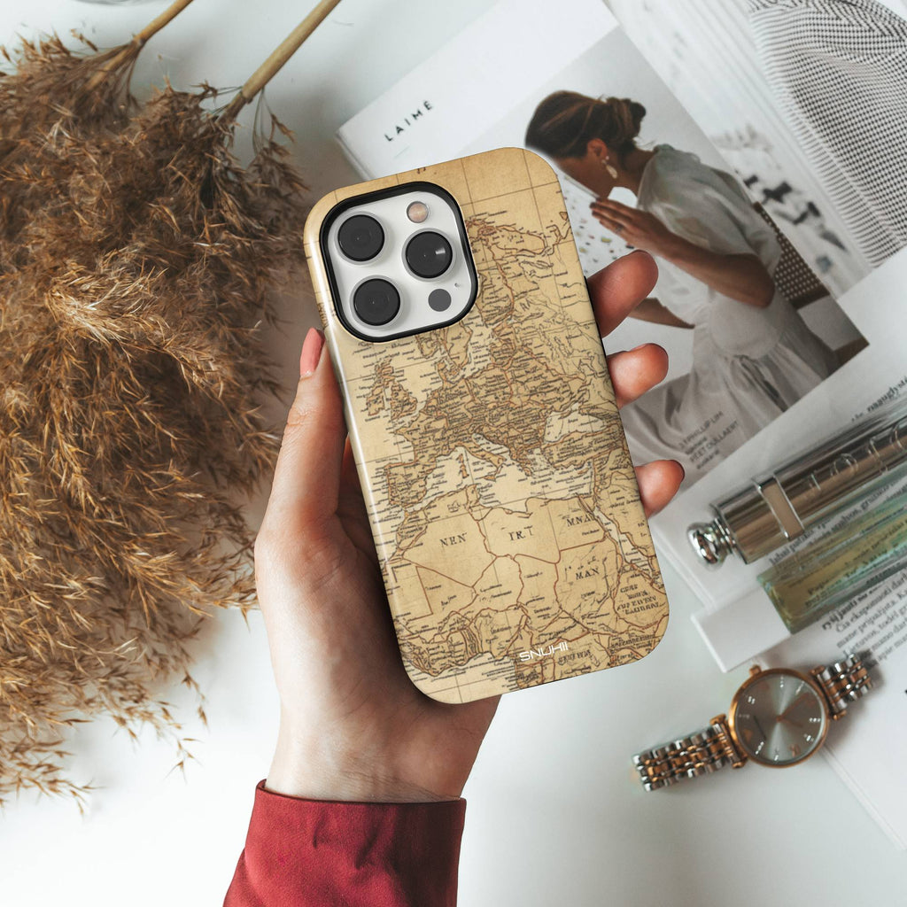 Vintage Map Tough Phone Case