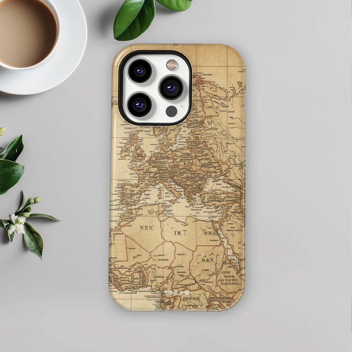 Vintage Map Tough Phone Case