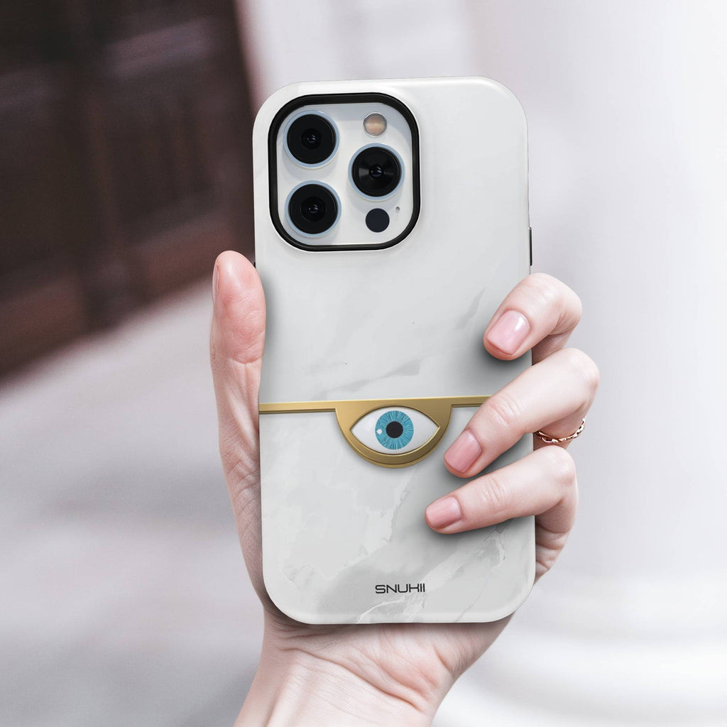 Gold Evil Eye Tough Phone Case