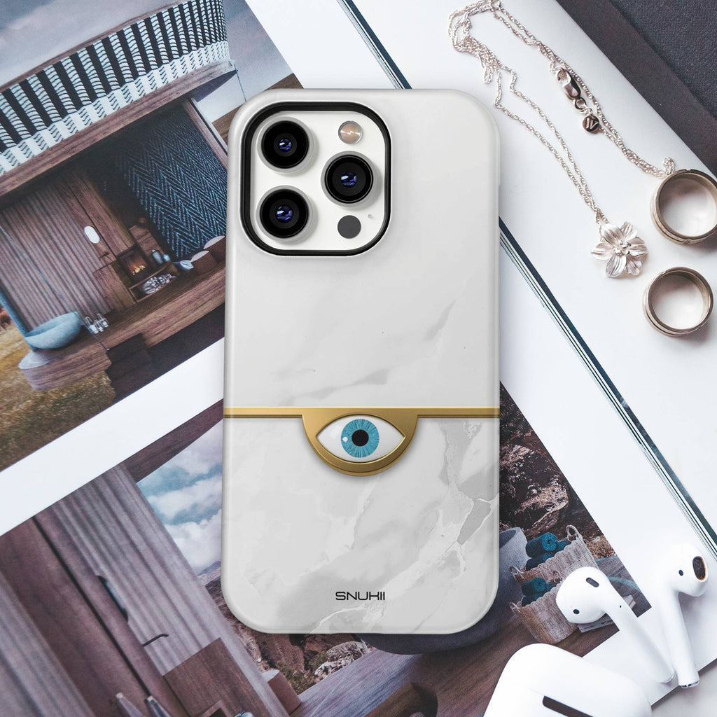 Gold Evil Eye Tough Phone Case