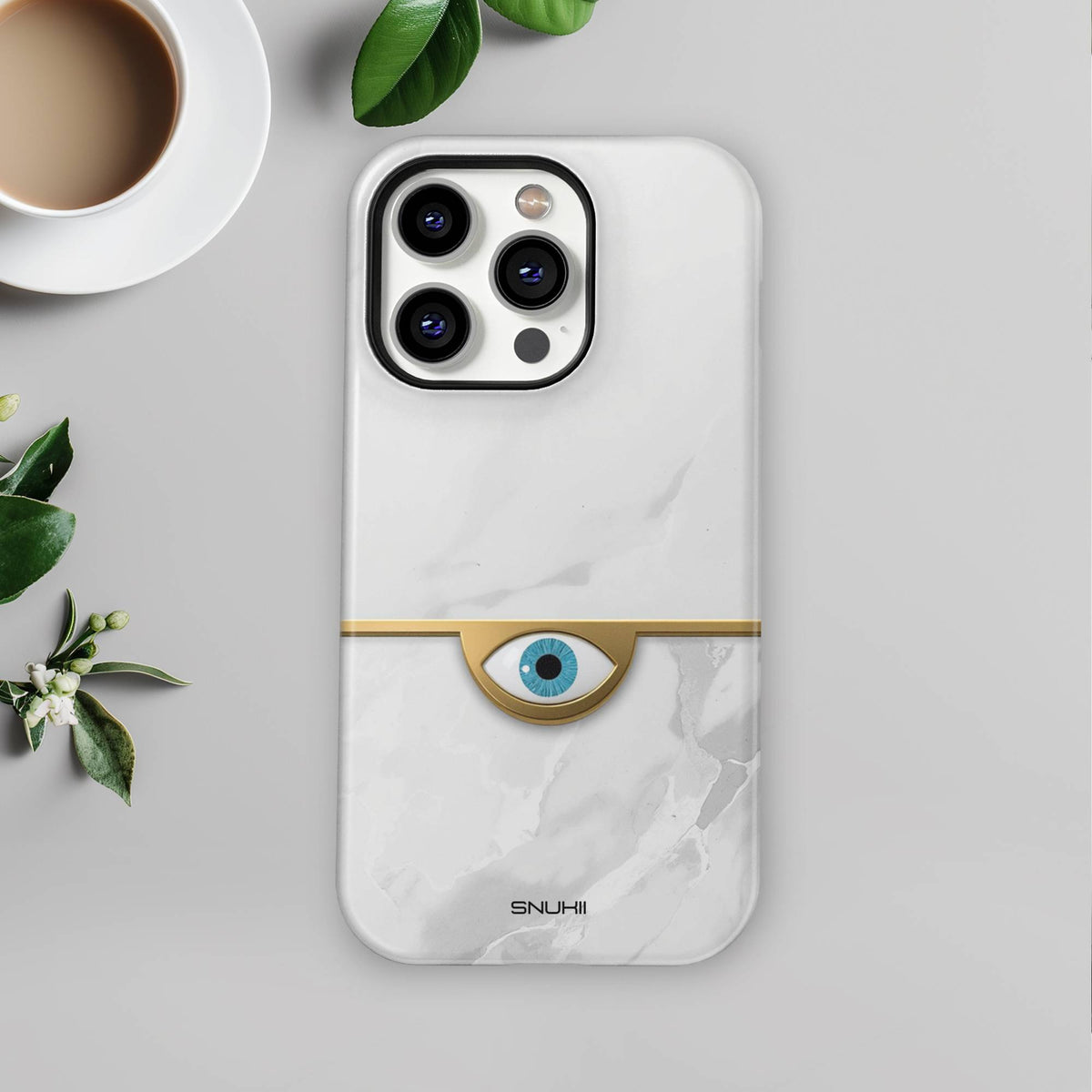 Gold Evil Eye Tough Phone Case