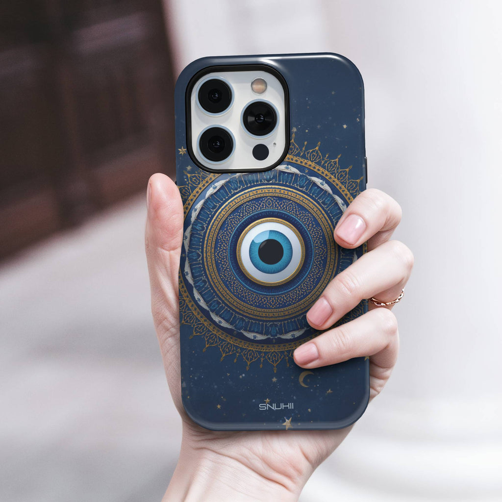 Evil Eye Mandala Tough Phone Case