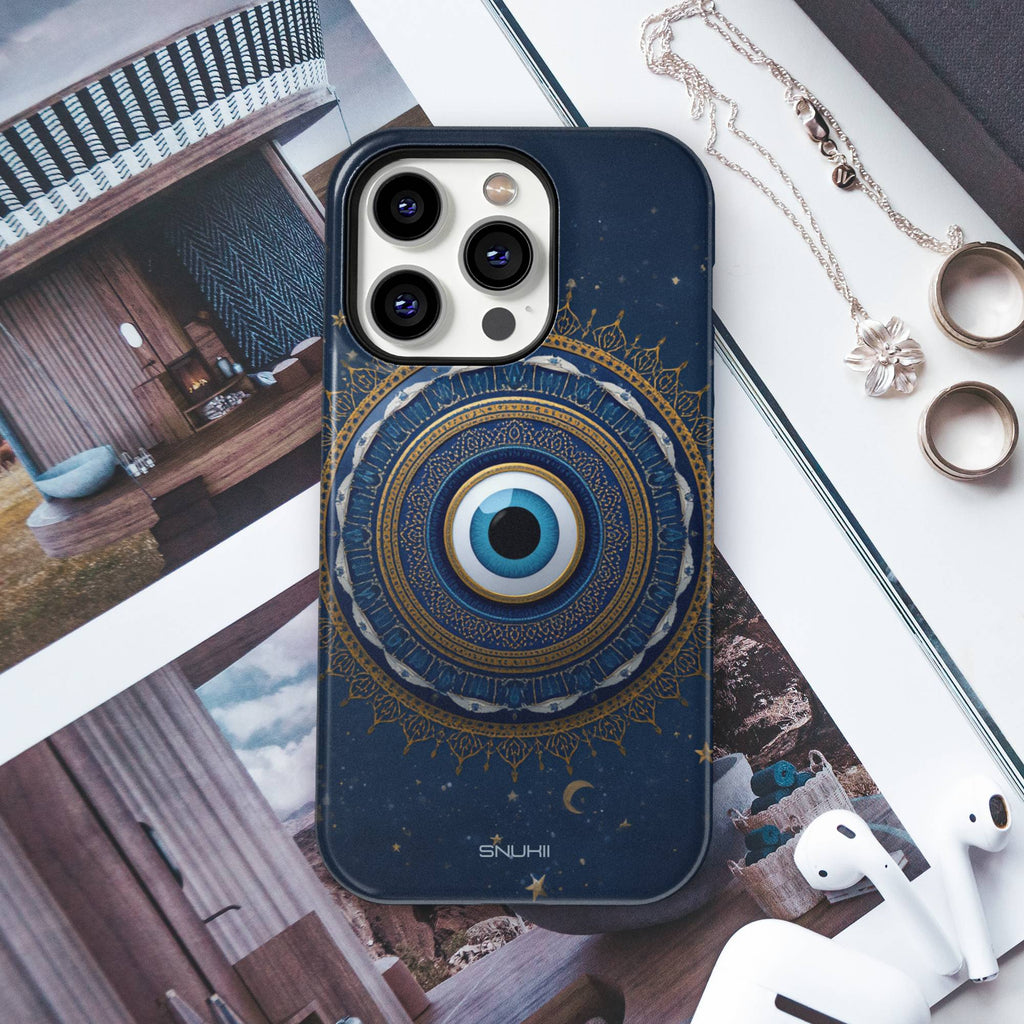 Evil Eye Mandala Tough Phone Case