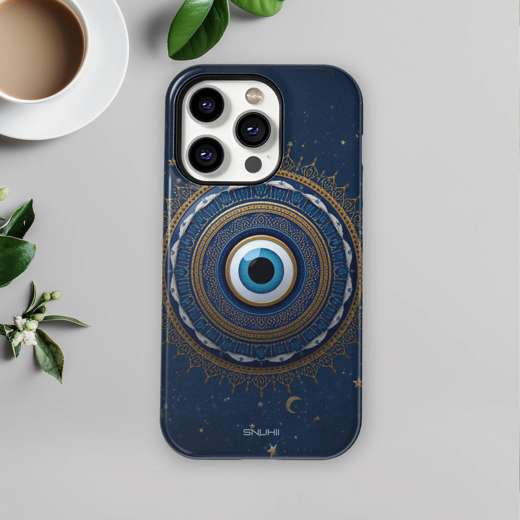 Evil Eye Mandala Tough Phone Case