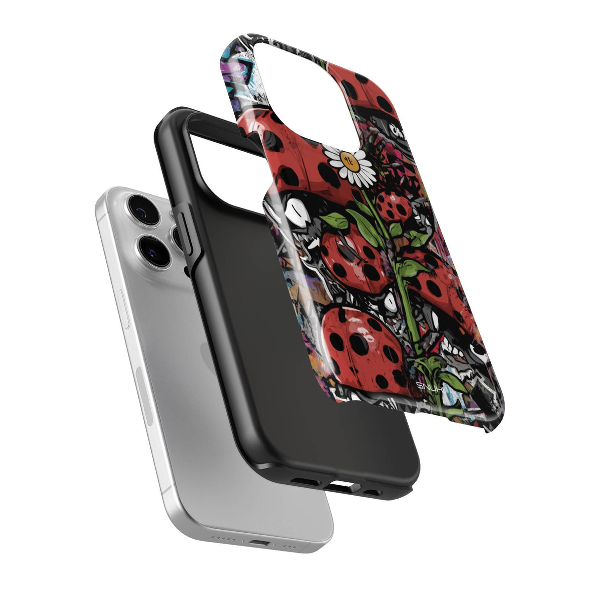 Graffiti Ladybug Tough Phone Case