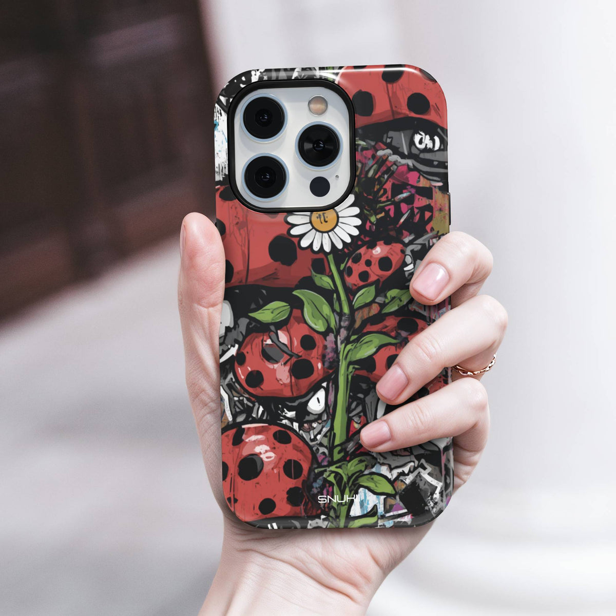 Graffiti Ladybug Tough Phone Case