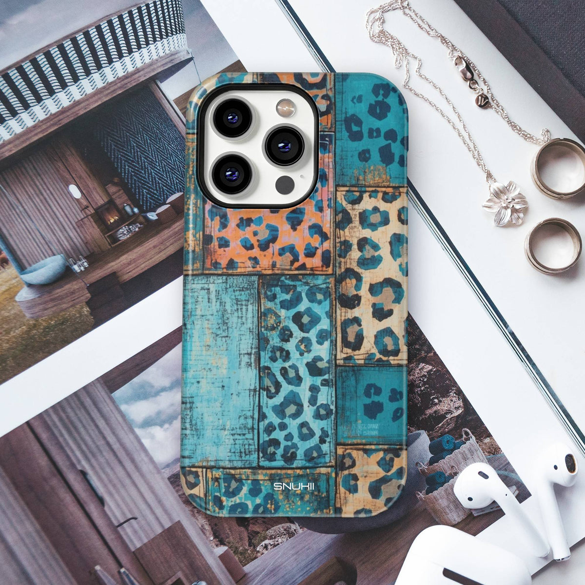 Boho Leopard Tough Phone Case