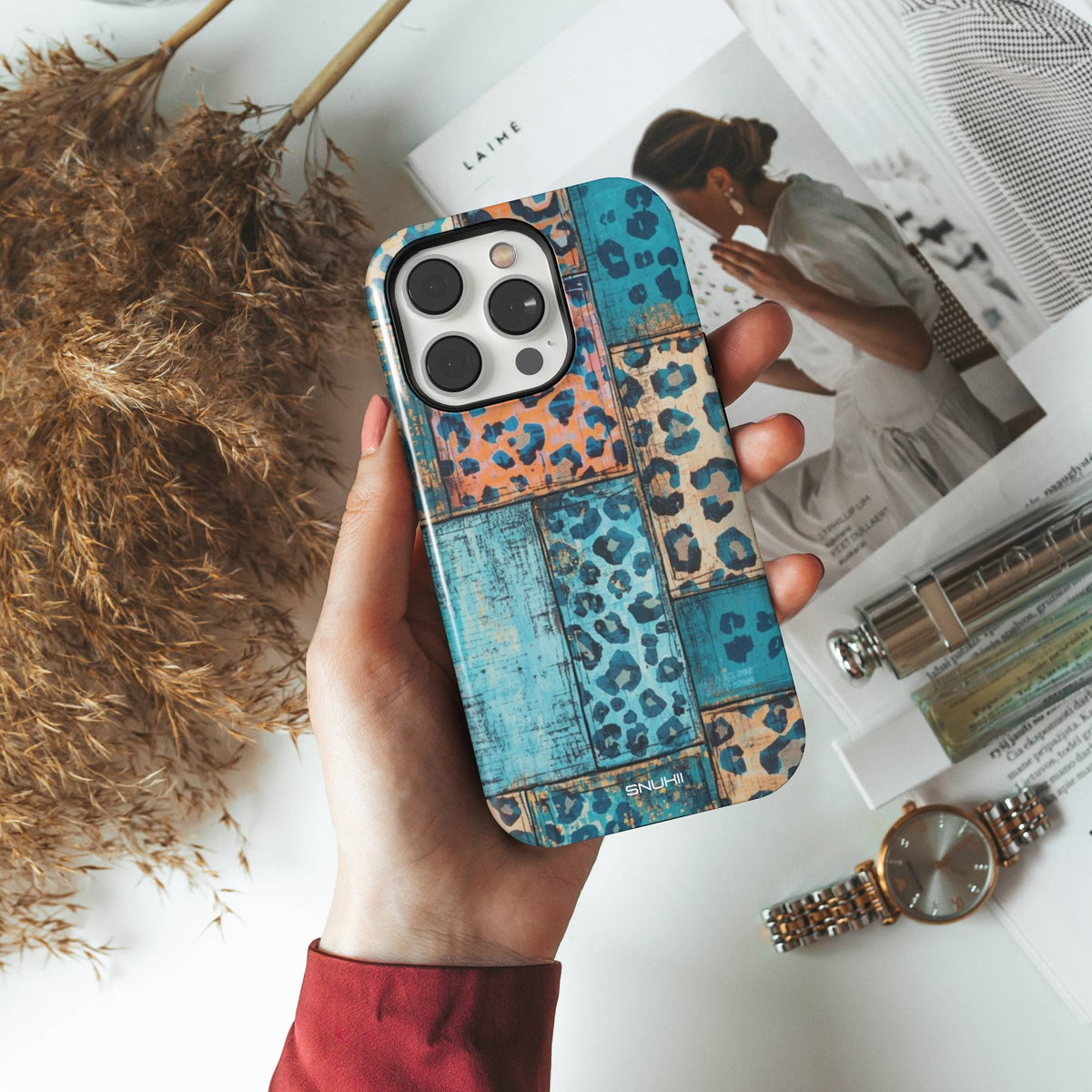 Boho Leopard Tough Phone Case