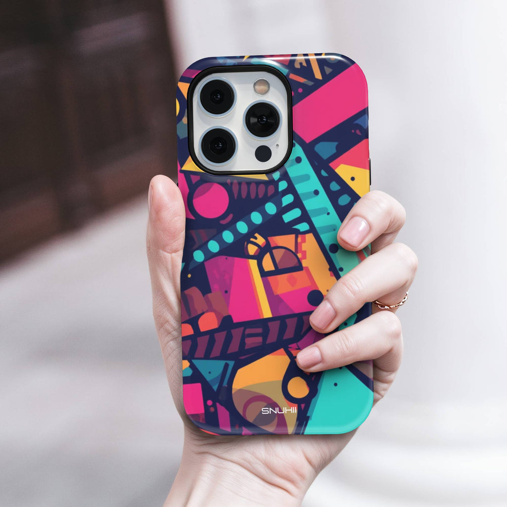 Abstract Pop Art Tough Phone Case