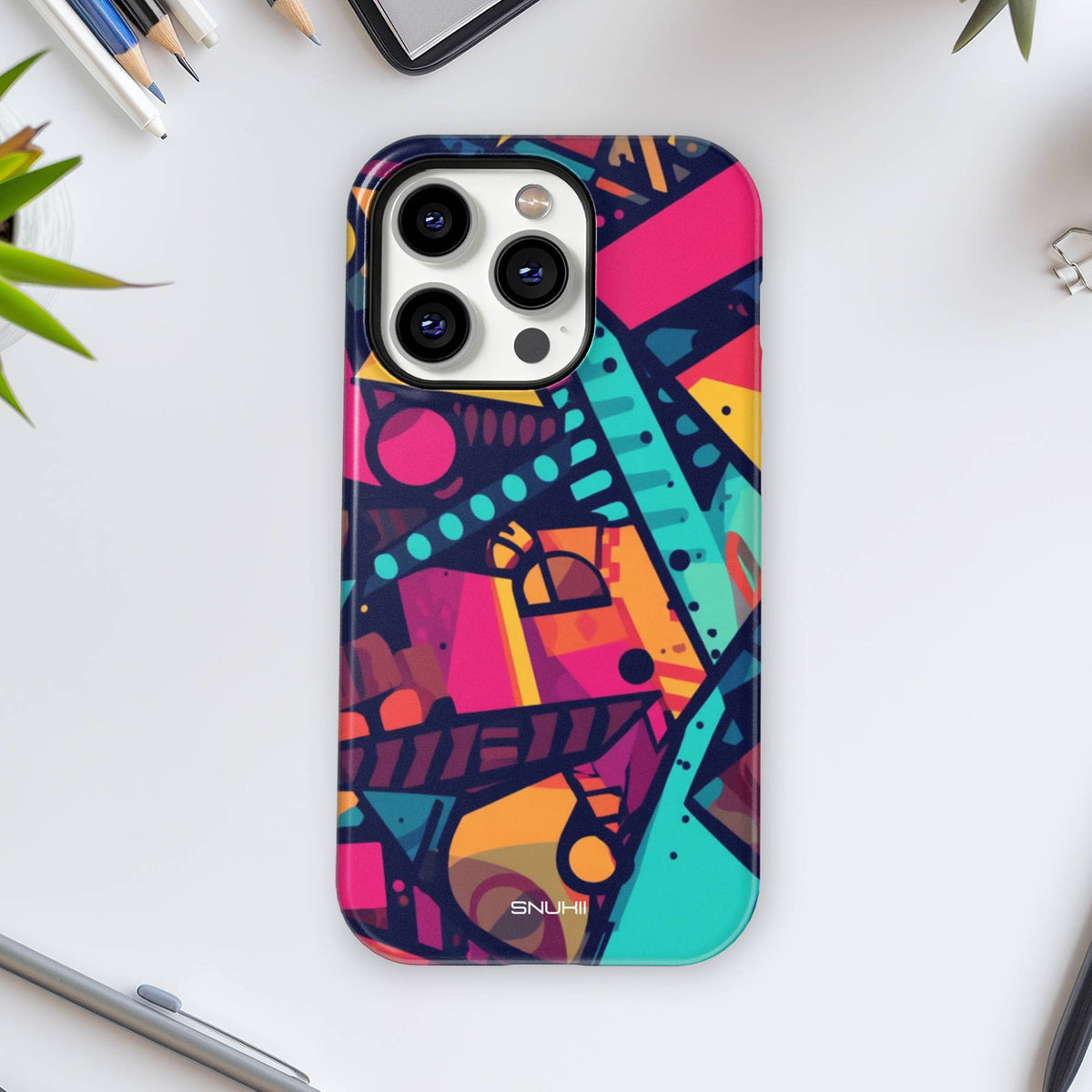 Abstract Pop Art Tough Phone Case