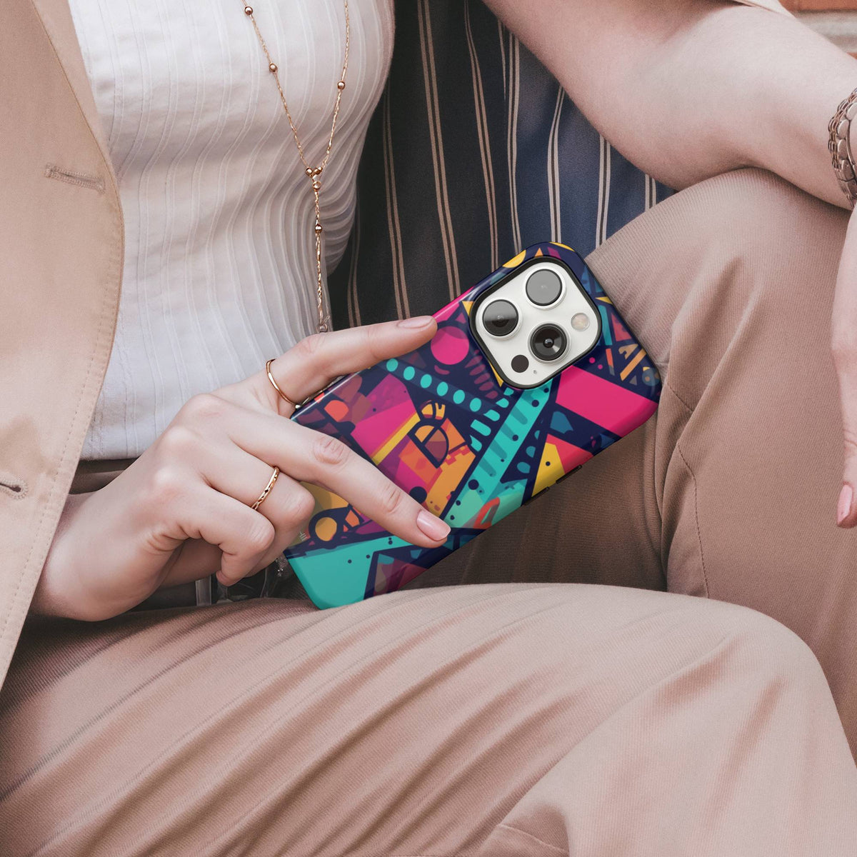 Abstract Pop Art Tough Phone Case