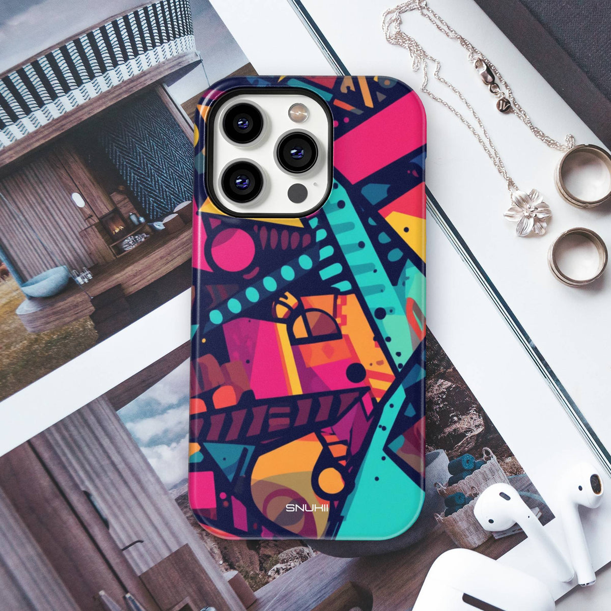 Abstract Pop Art Tough Phone Case