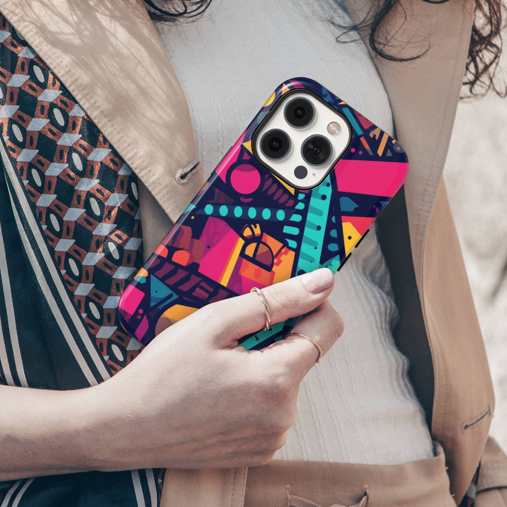 Abstract Pop Art Tough Phone Case
