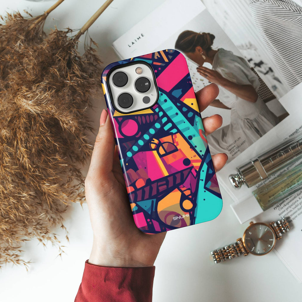 Abstract Pop Art Tough Phone Case
