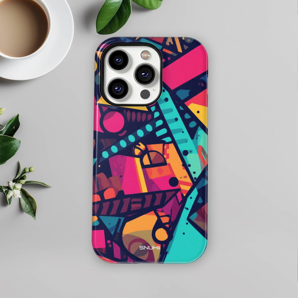 Abstract Pop Art Tough Phone Case