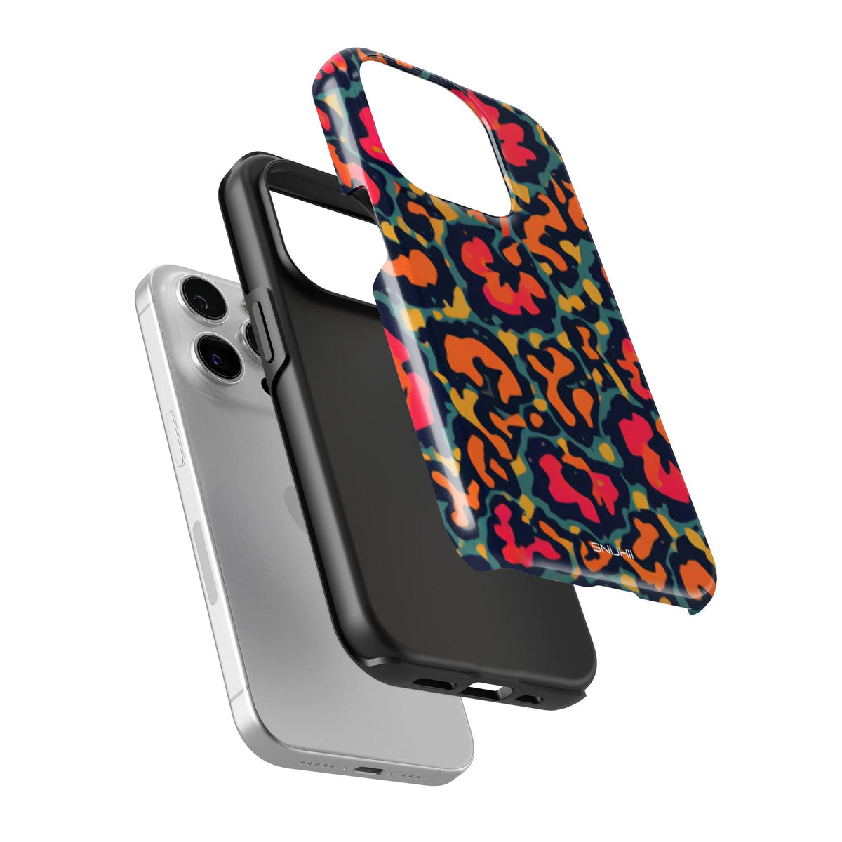 Colorful Leopard Tough Phone Case