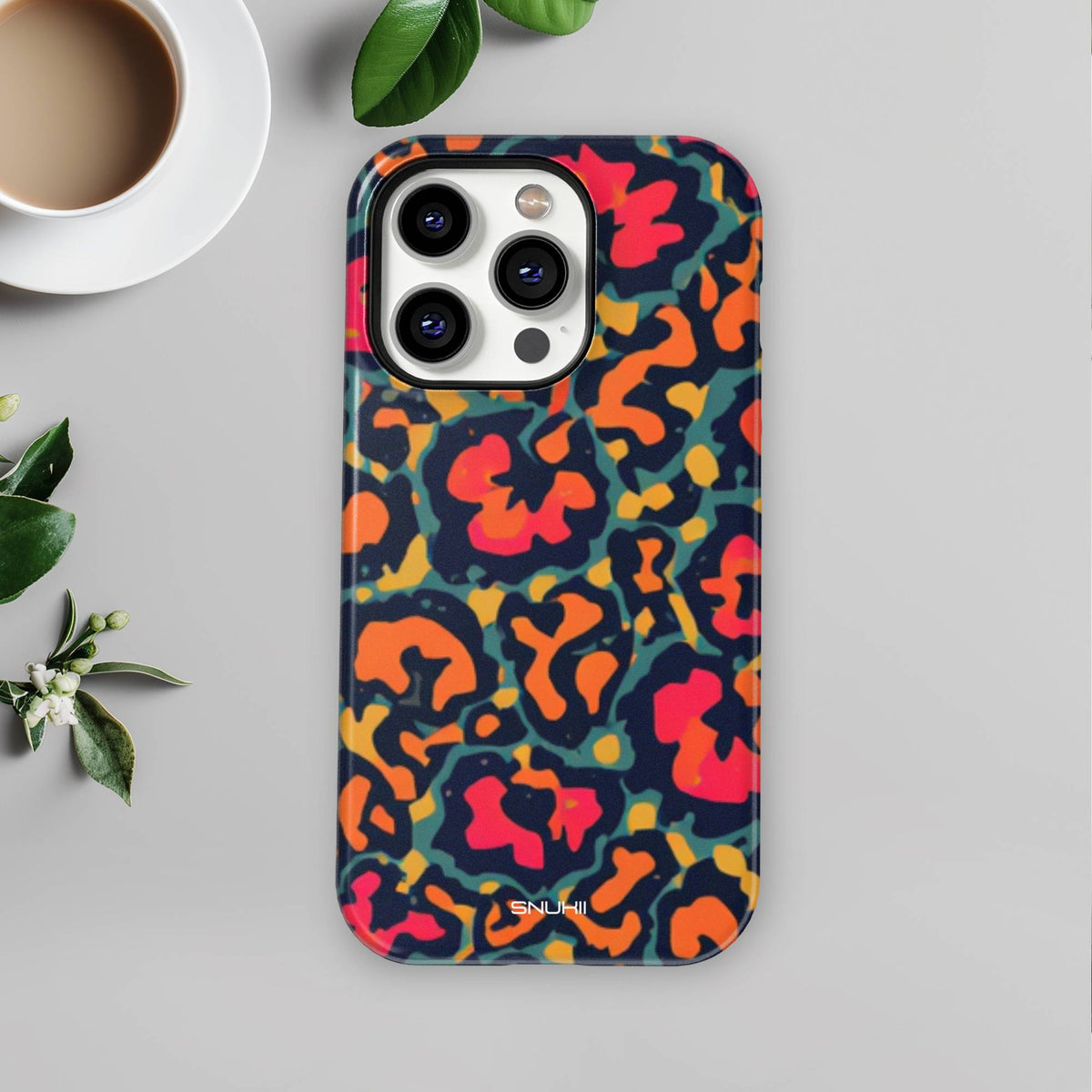 Colorful Leopard Tough Phone Case