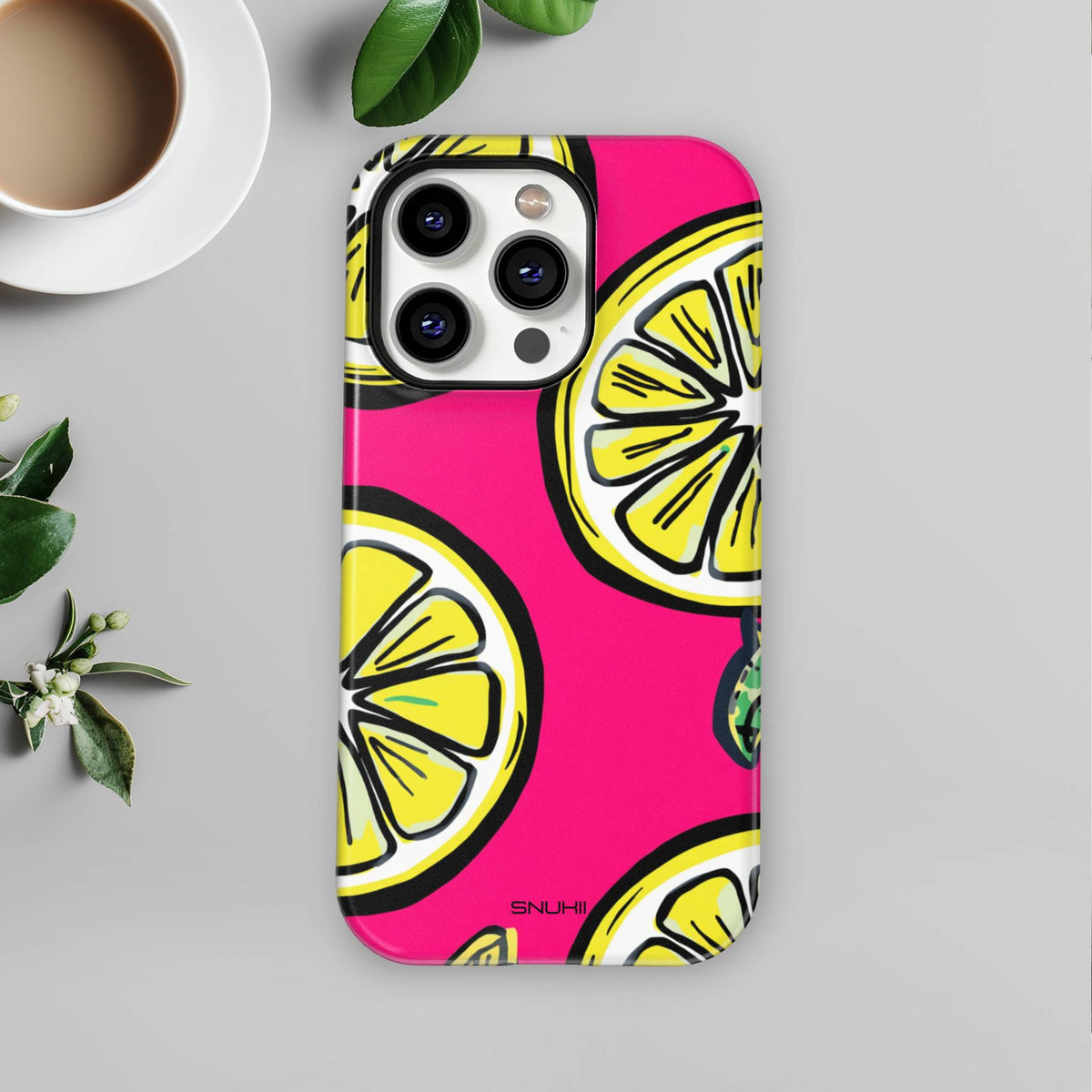 Pink Lemon Tough Phone Case