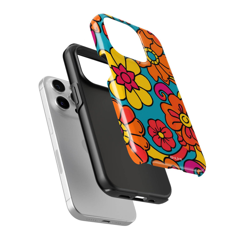 70s Groovy Flower Tough Phone Case