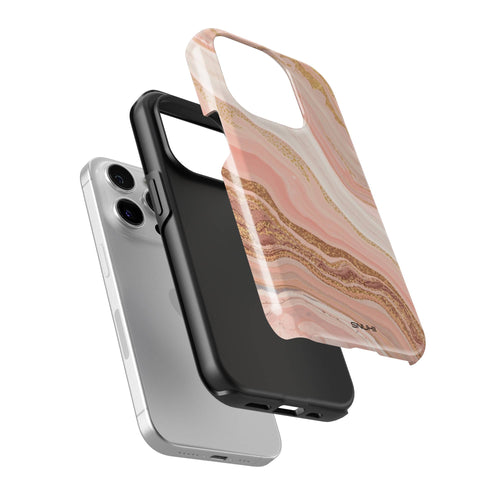 Blush Pink Marble Tough Phone Case