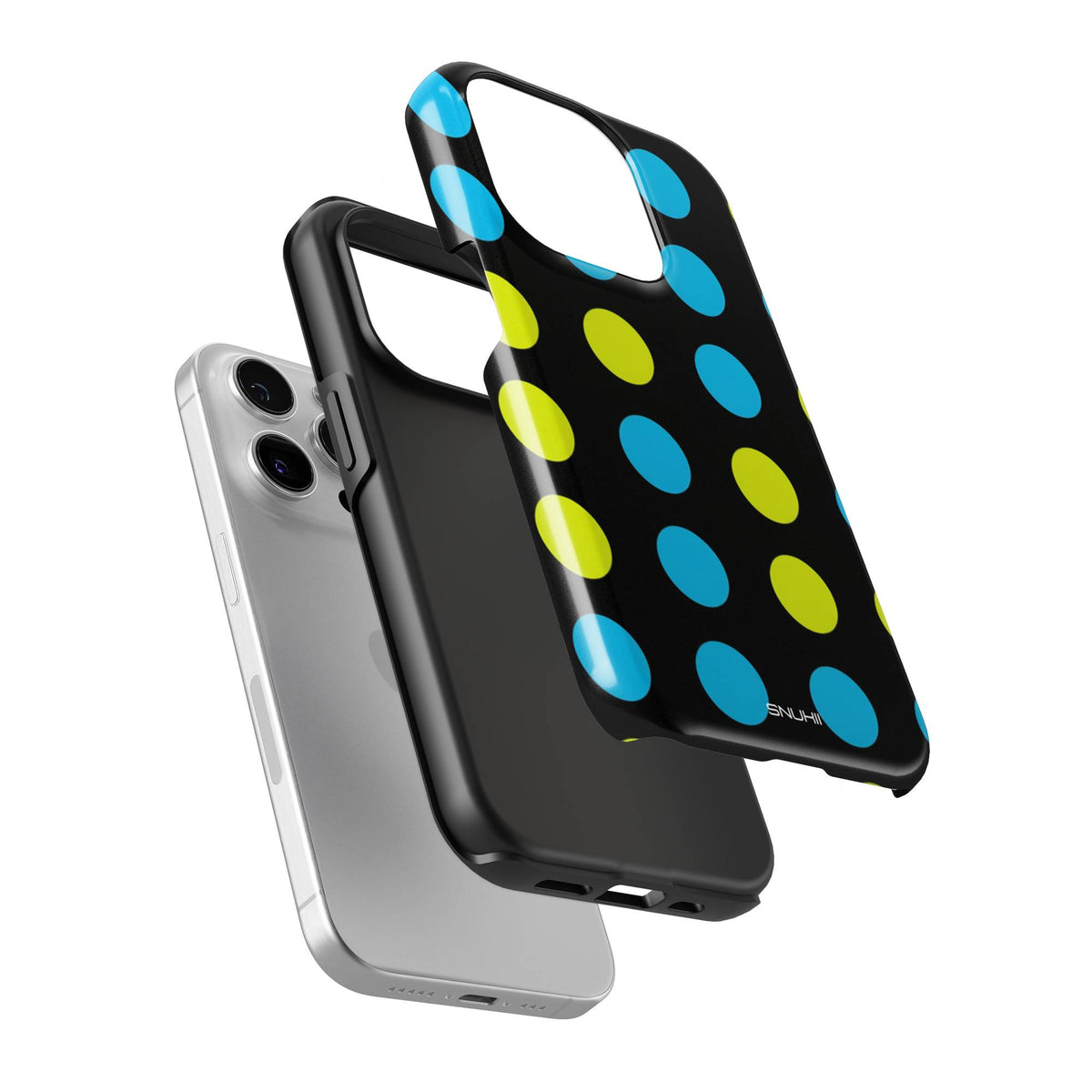 Neon Polka Dot Tough Phone Case