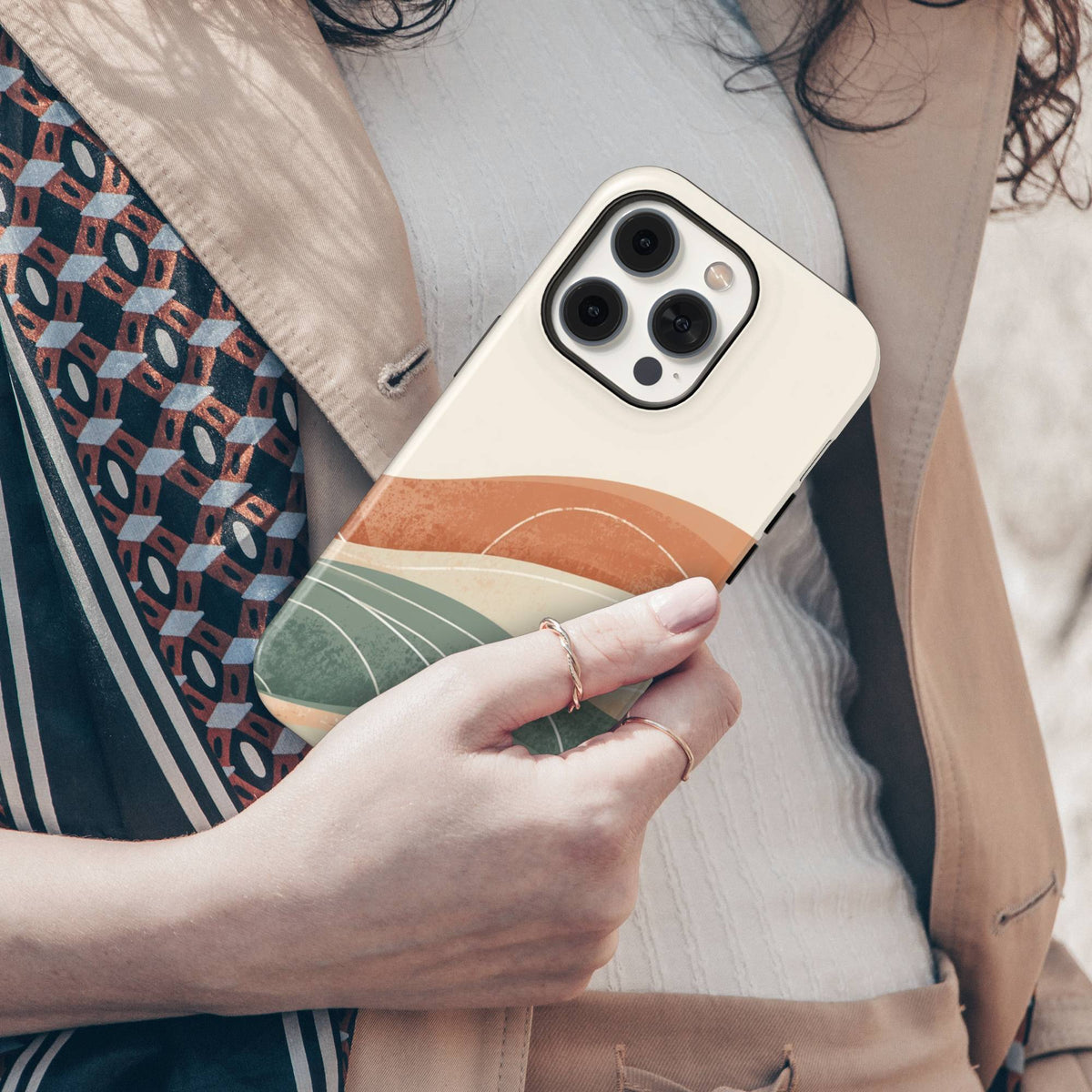 Earthy Landscape Tough Phone Case