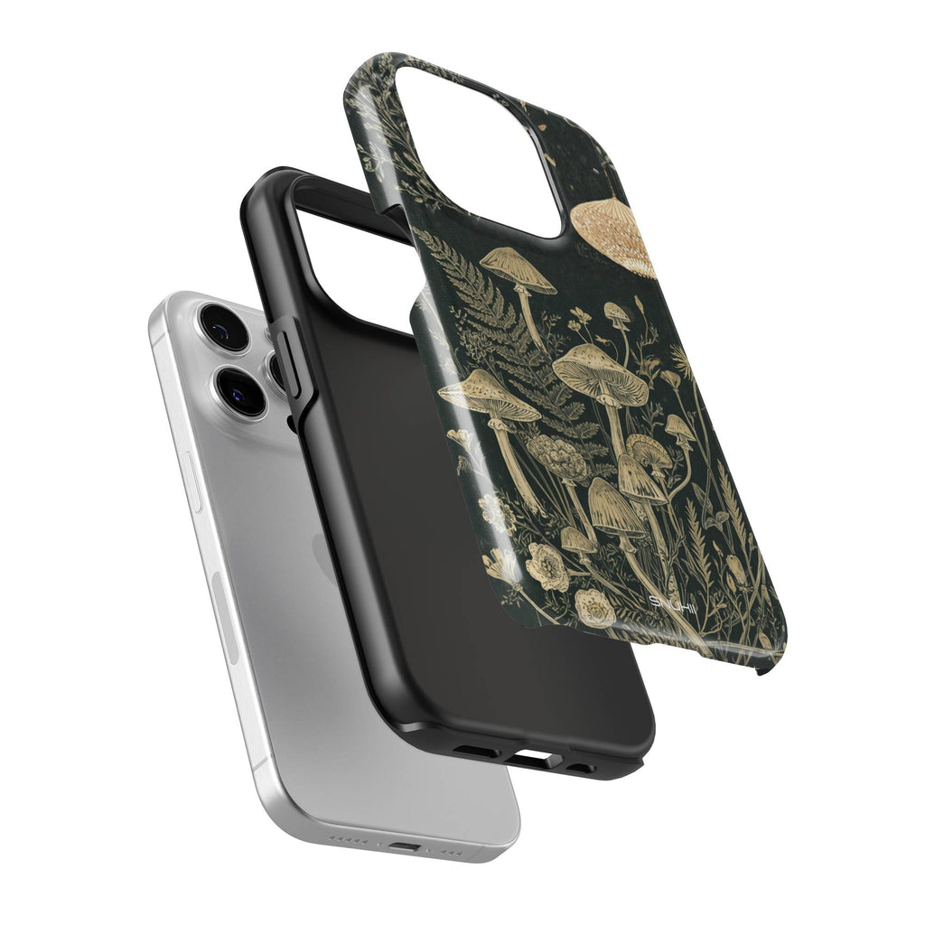 Vintage Mushroom Tough Phone Case