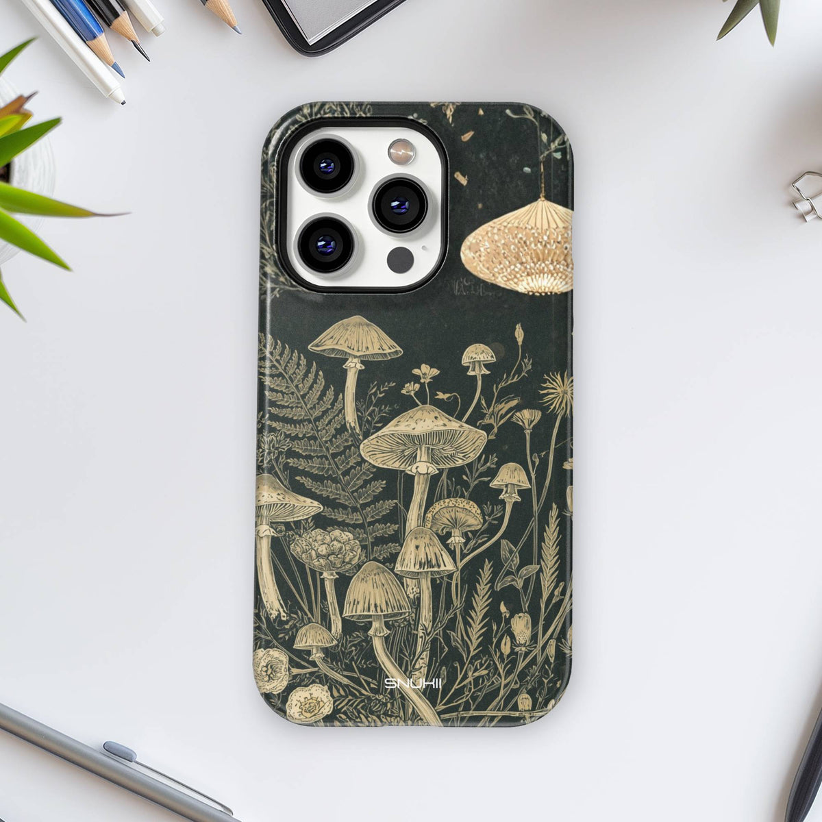 Vintage Mushroom Tough Phone Case