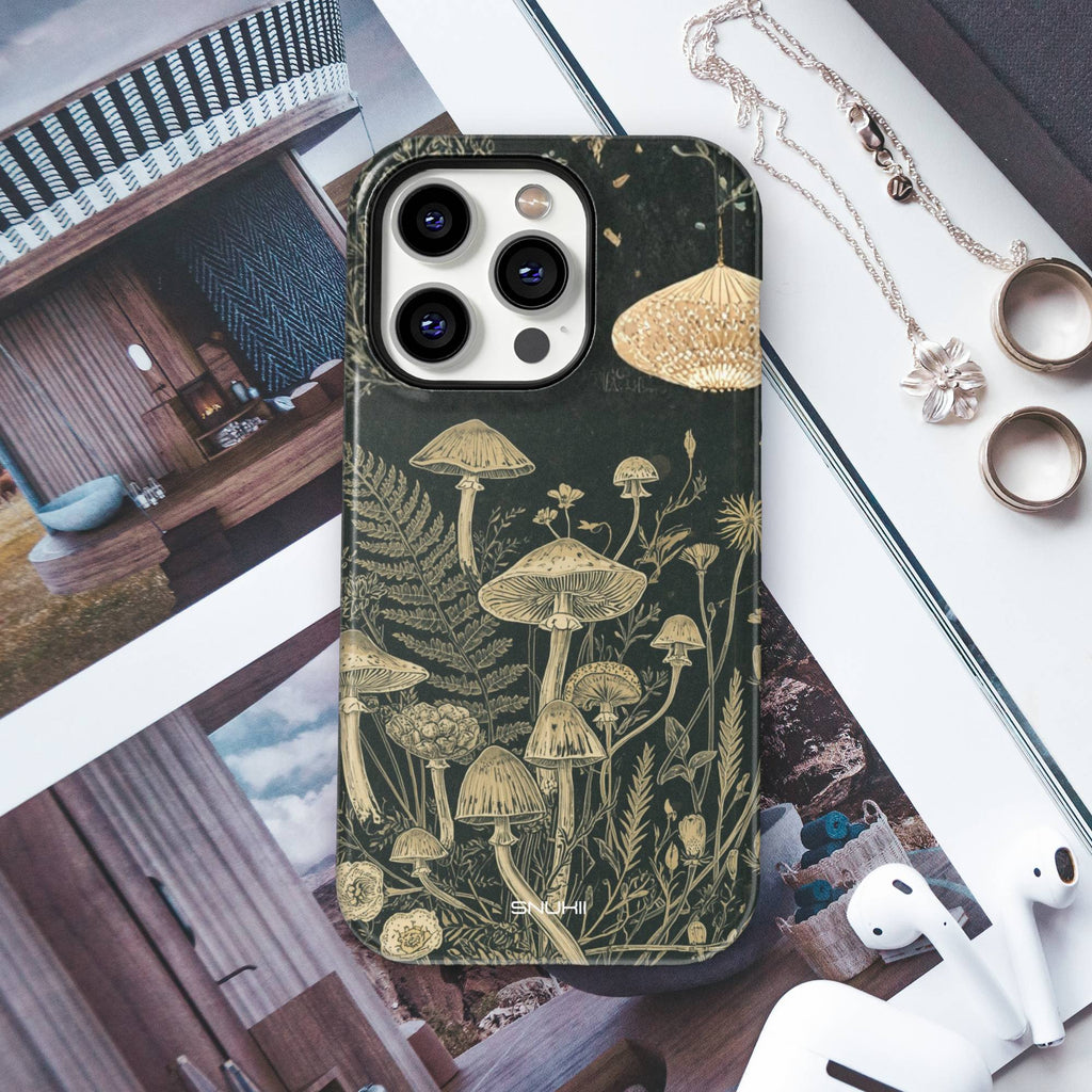 Vintage Mushroom Tough Phone Case