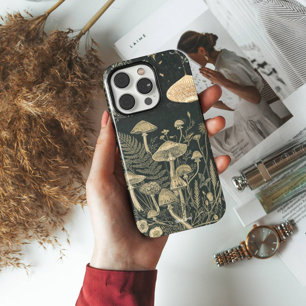 Vintage Mushroom Tough Phone Case