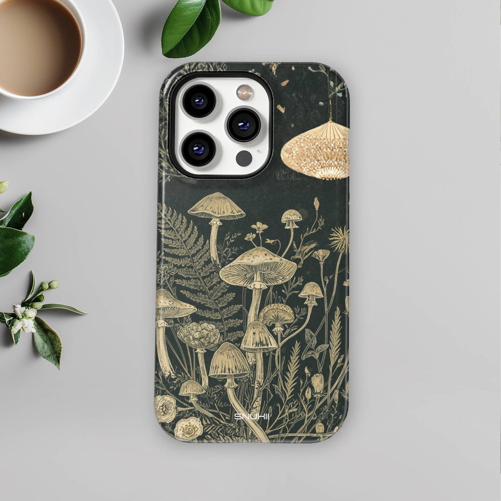 Vintage Mushroom Tough Phone Case
