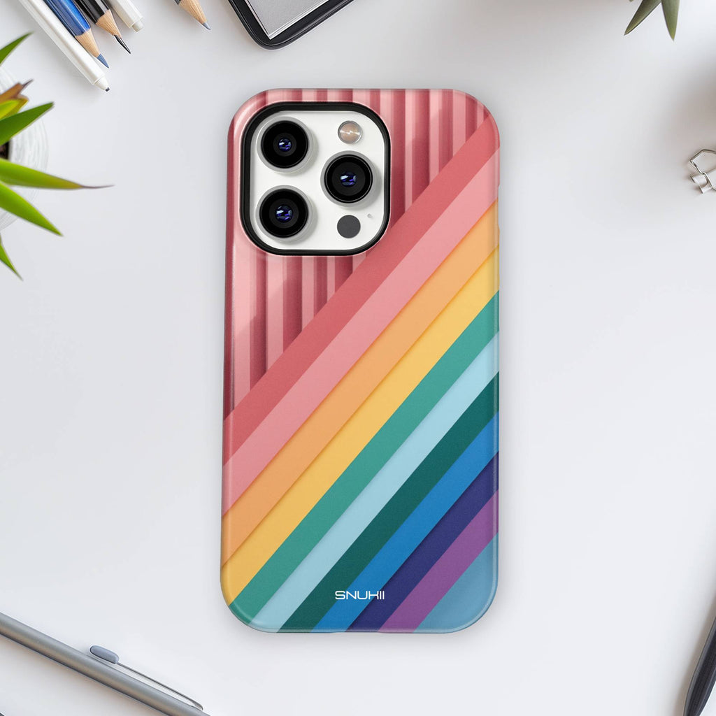 LGVTQ+ Stripe Tough Phone Case